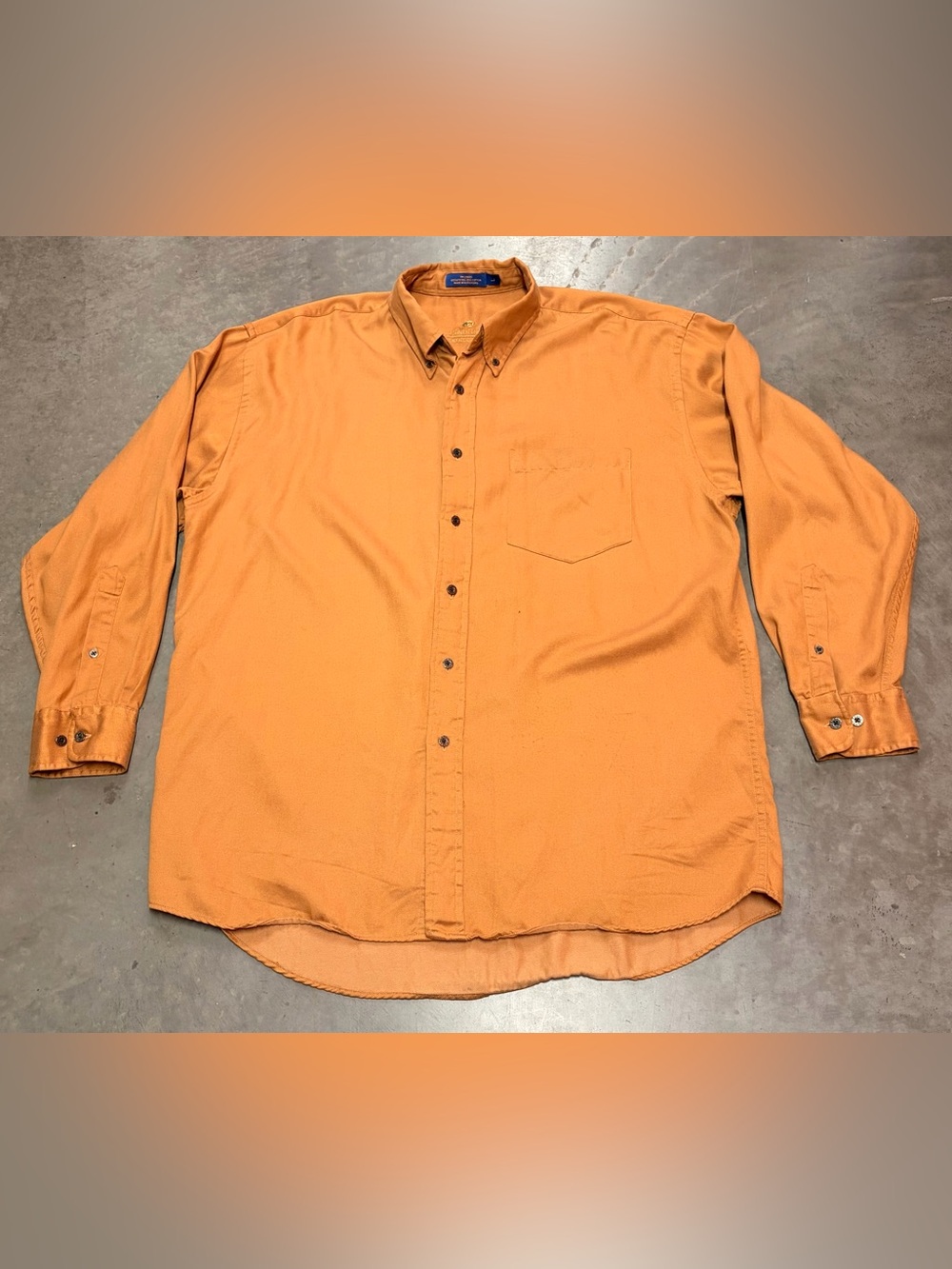 Pendleton Button-Down Long Sleeve Shirt - Orange